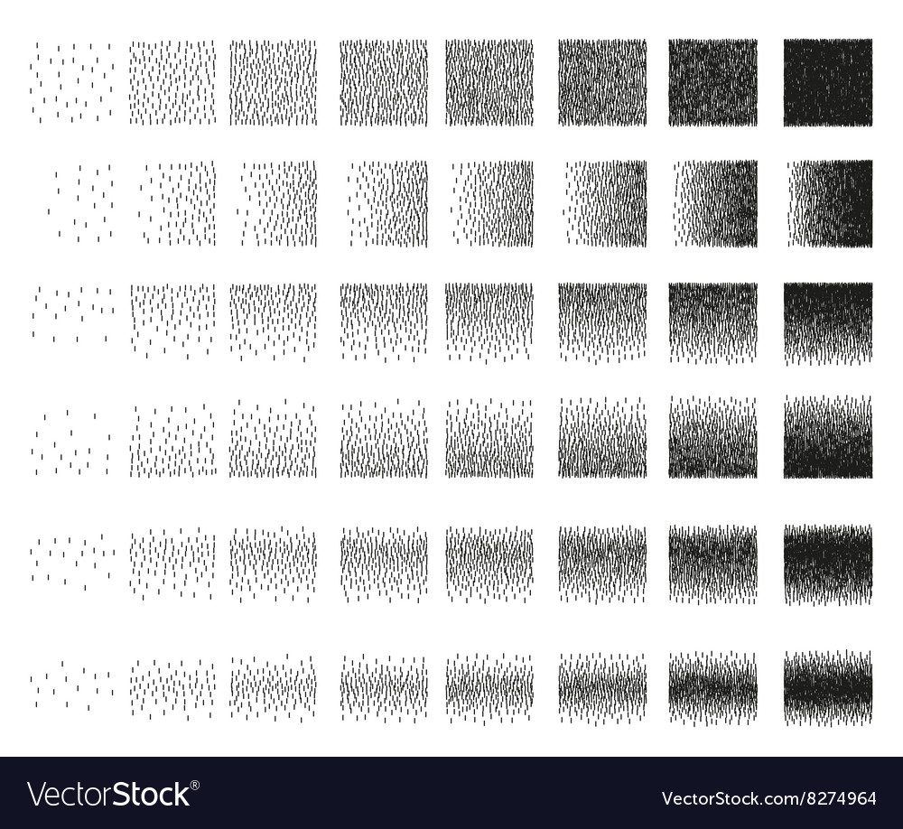 Set 48 vertical band stipple pattern for design
