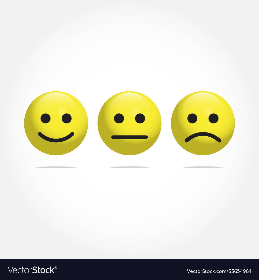 Smile emoticon template design