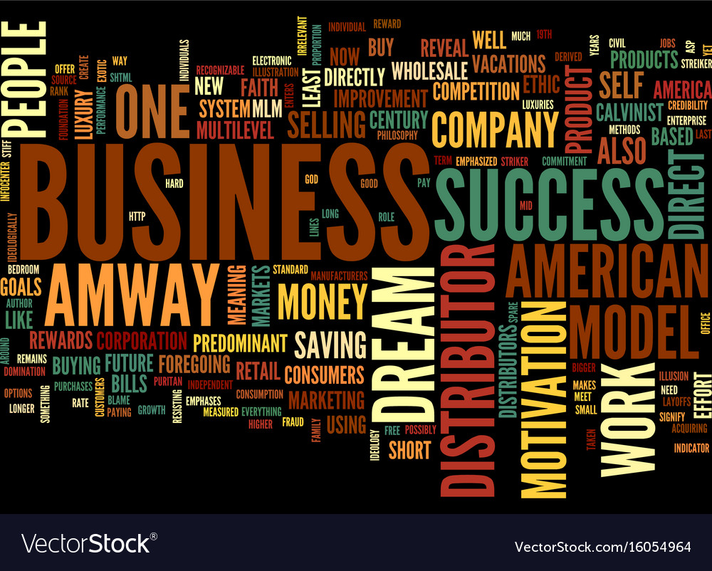the american dream model text background word word model