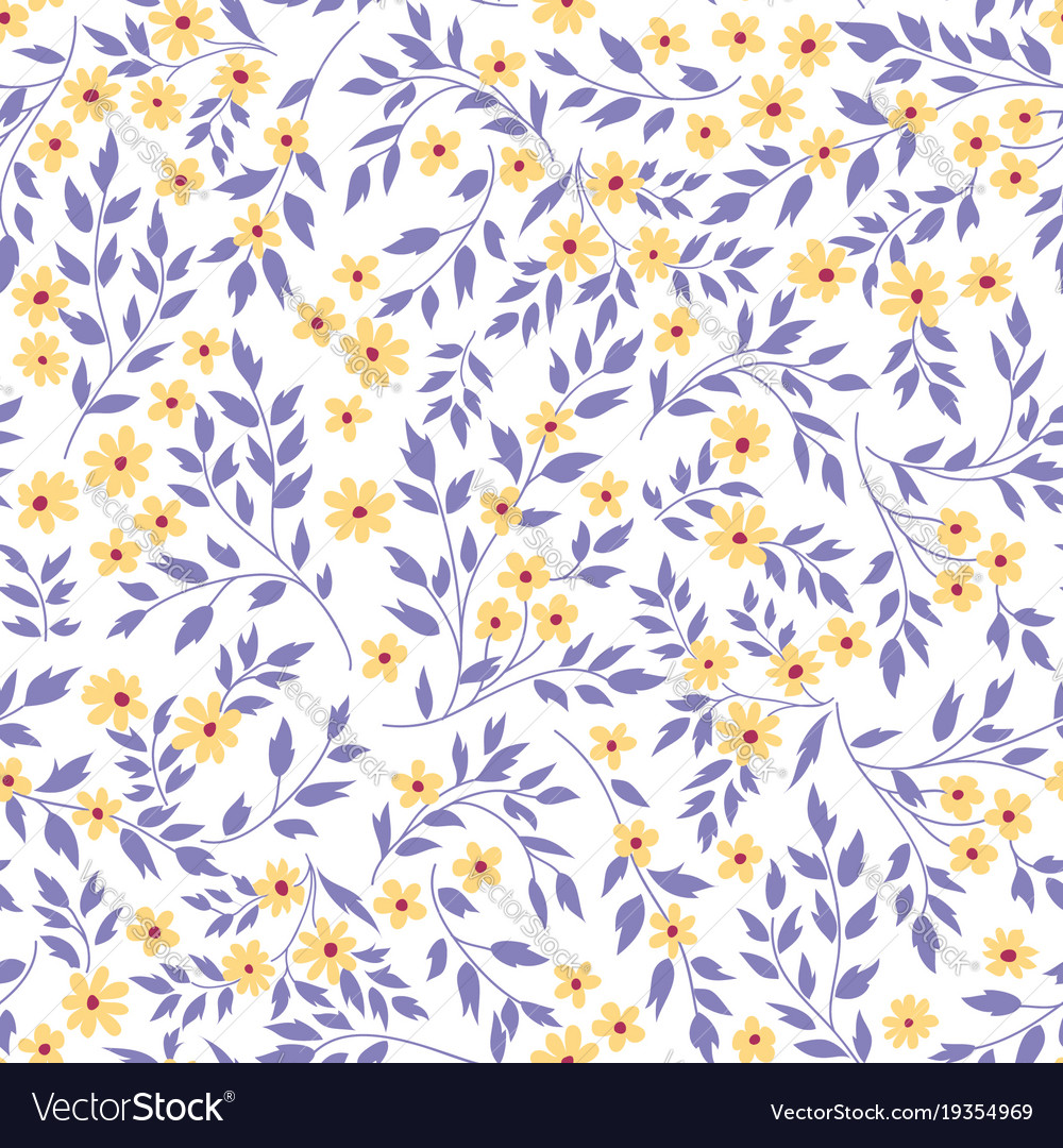 Floral seamless pattern flourish garden