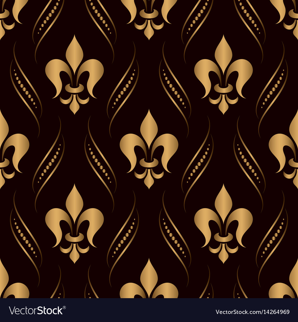 Golden Damask Pattern
