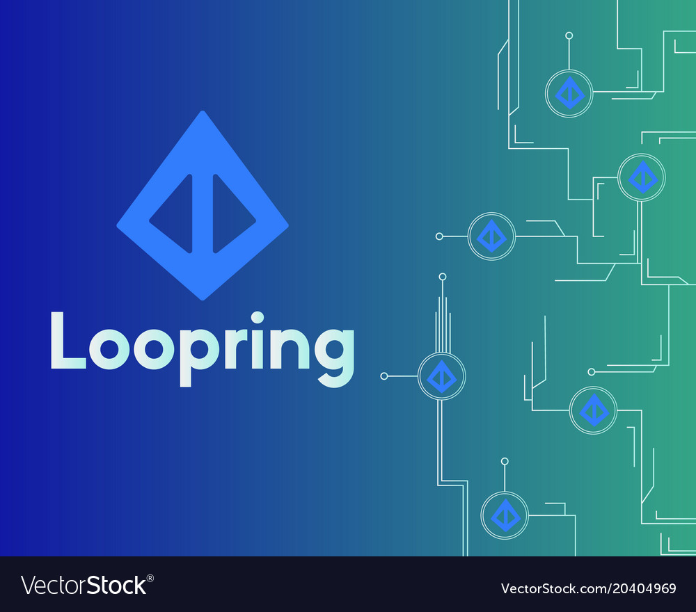 Loopring cryptocurrency digital circuit style