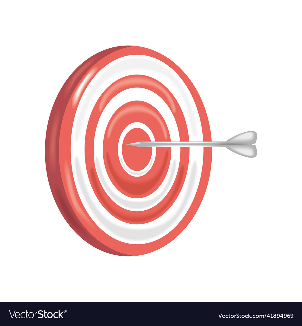 Target and dart Royalty Free Vector Image - VectorStock