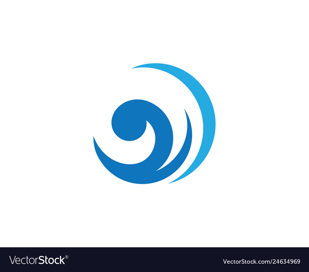 Wave symbol design Royalty Free Vector Image - VectorStock