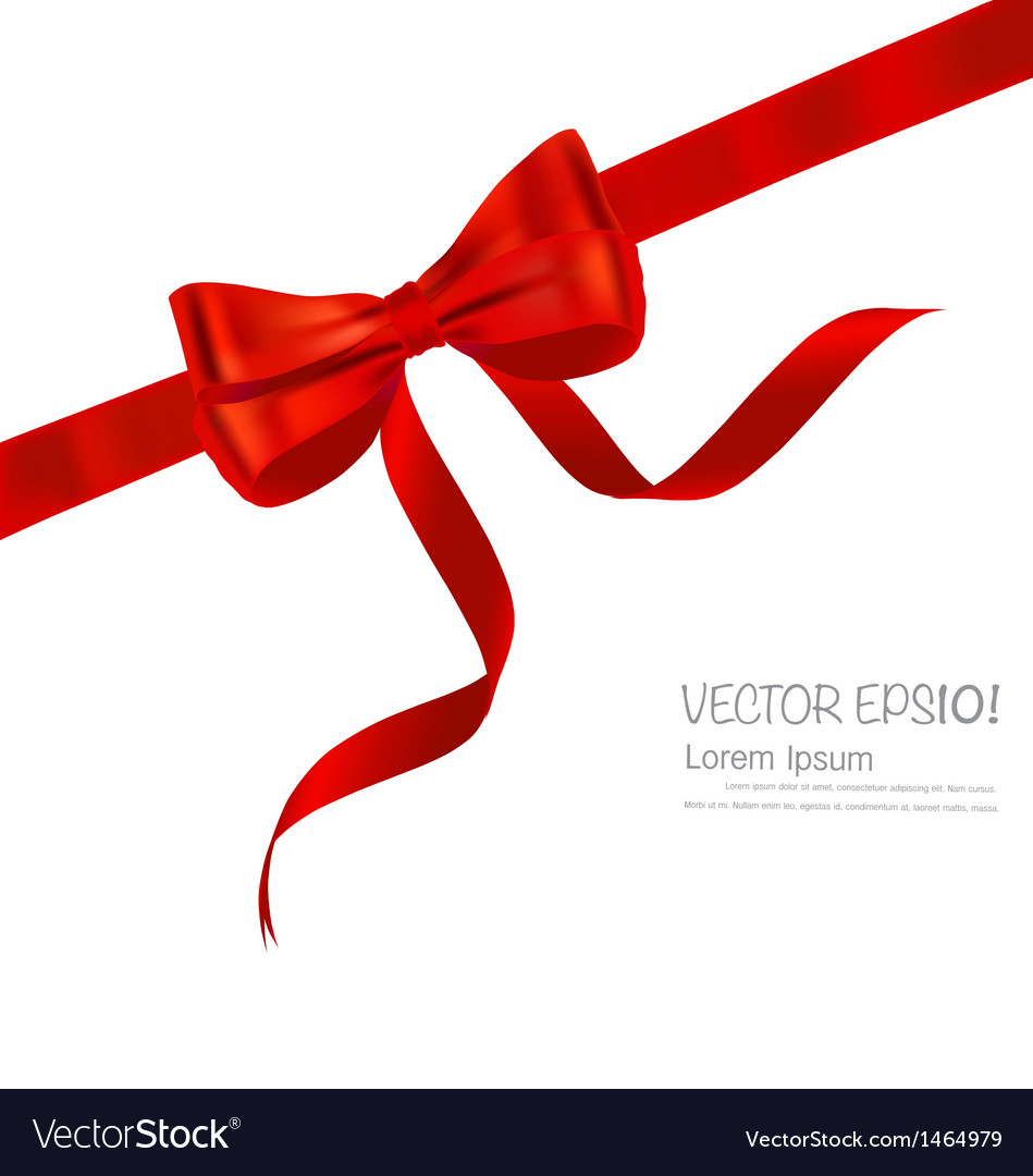 Red ribbon background