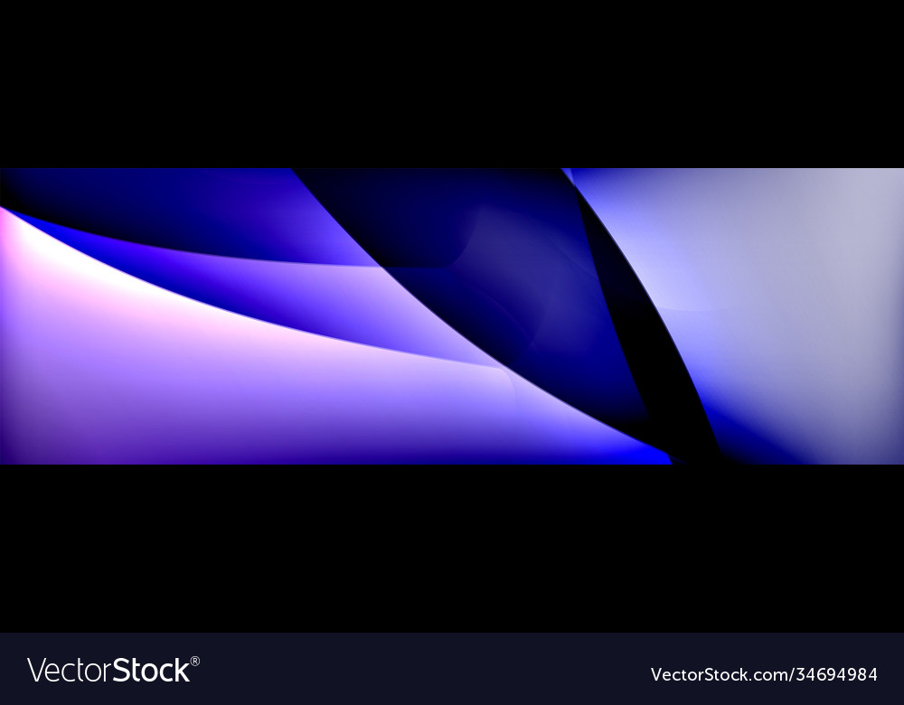 Fluid gradient neon color waves abstract vector image Fluid gradient neon color waves abstract