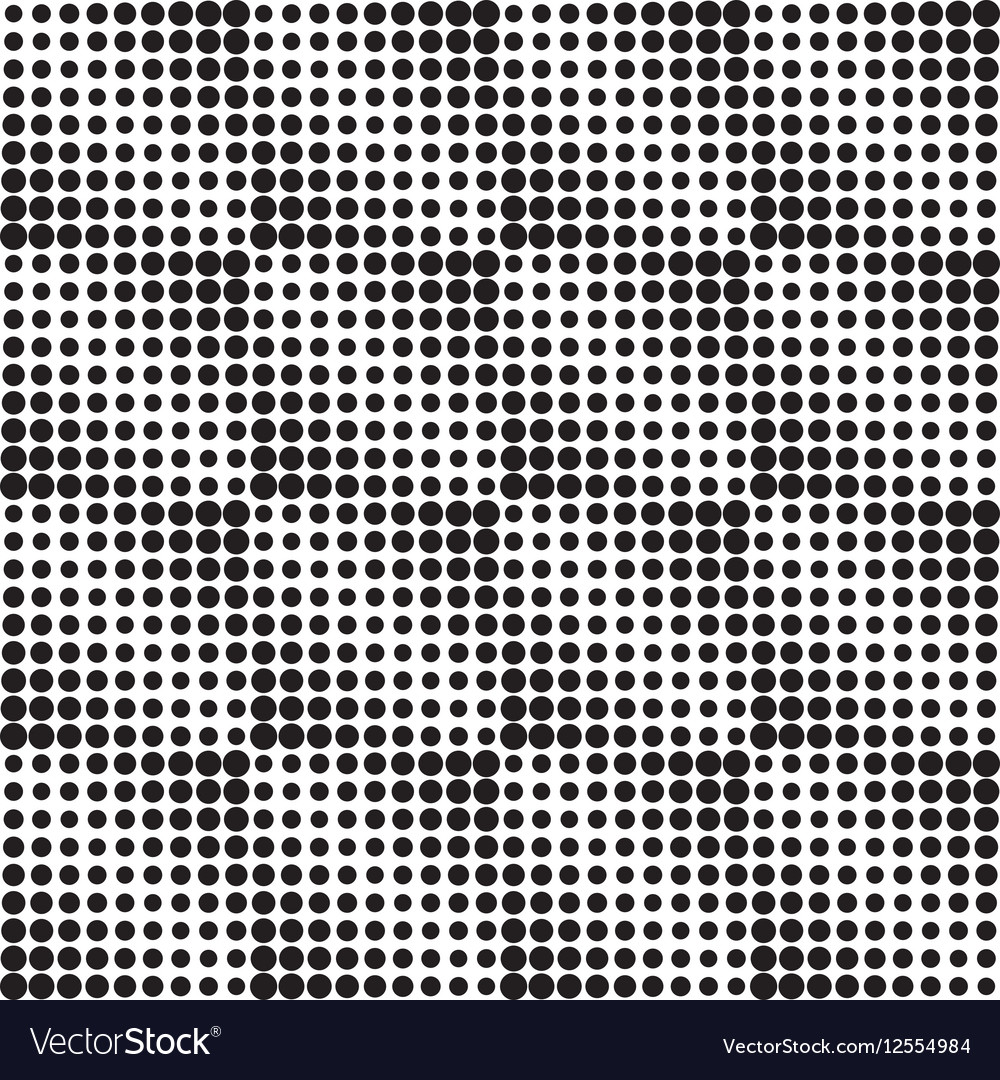 Halftone seamless pattern