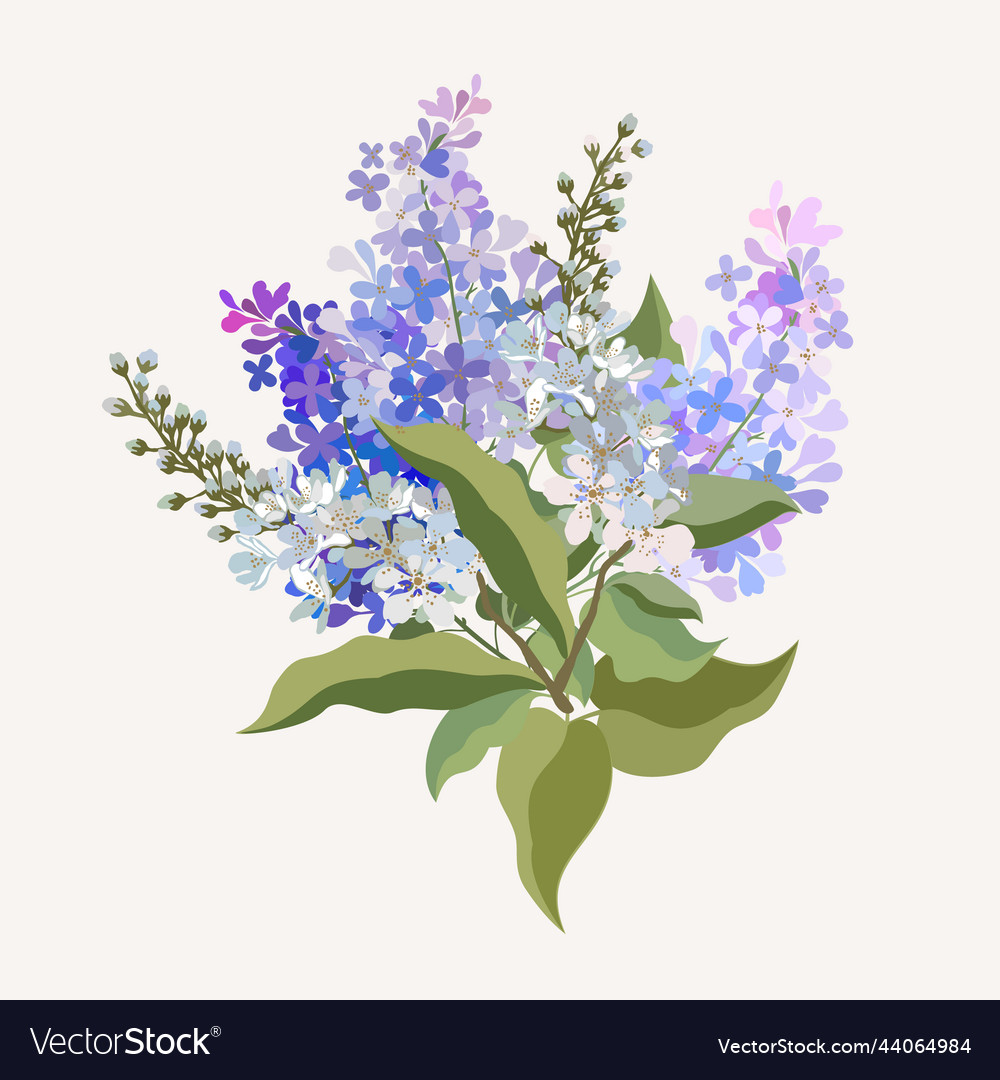 Isolated of spring bouquet