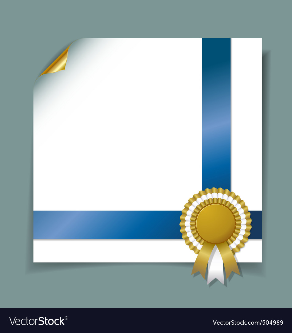 Certificate template Royalty Free Vector Image