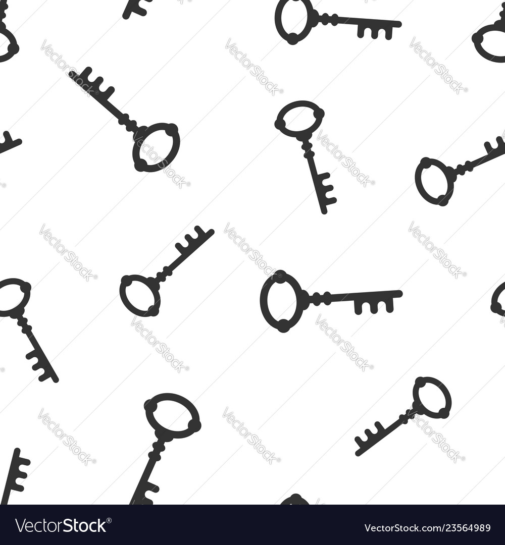 Key icon seamless pattern background access login