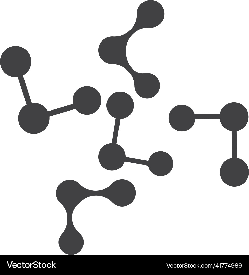 Molecule logo Royalty Free Vector Image - VectorStock