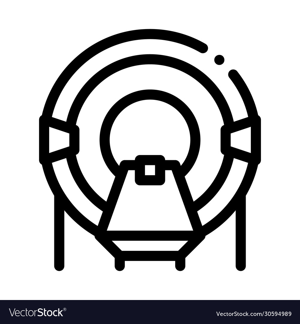 Place in solarium icon outline Royalty Free Vector Image