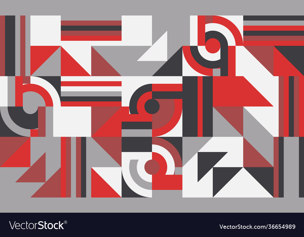 Simple geometric pattern design with basic vector image Simple geometric pattern design with basic
