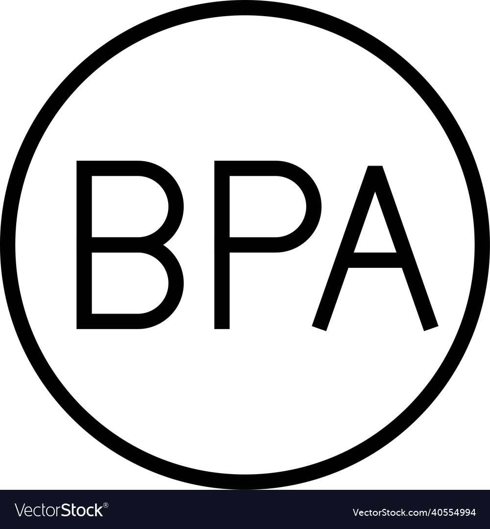 Bpa kostenlose Label Line-Symbol