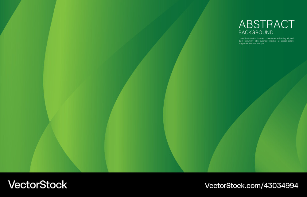 Green wave abstract background pattern Royalty Free Vector