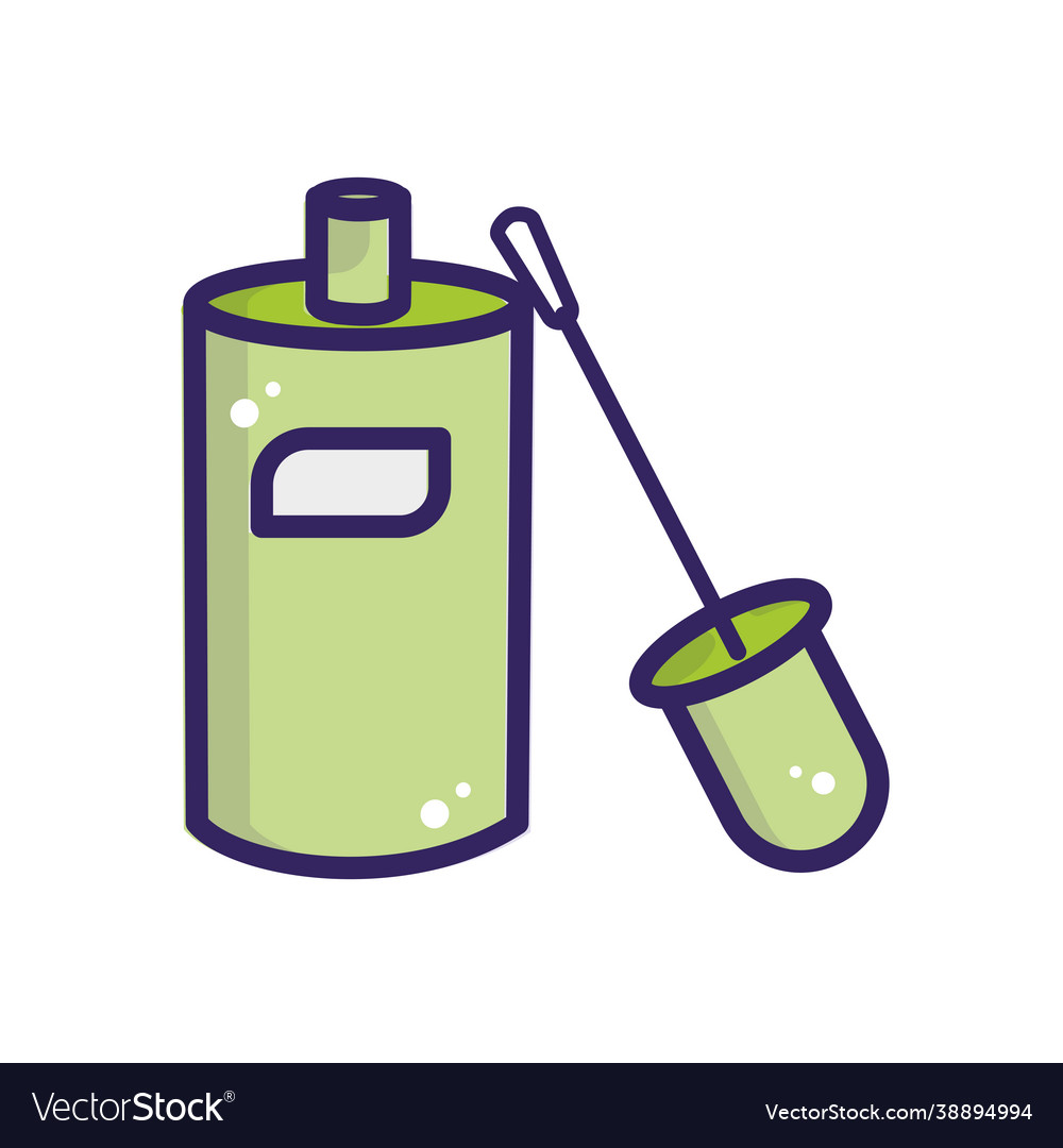 Isolated flat liquid paper icon