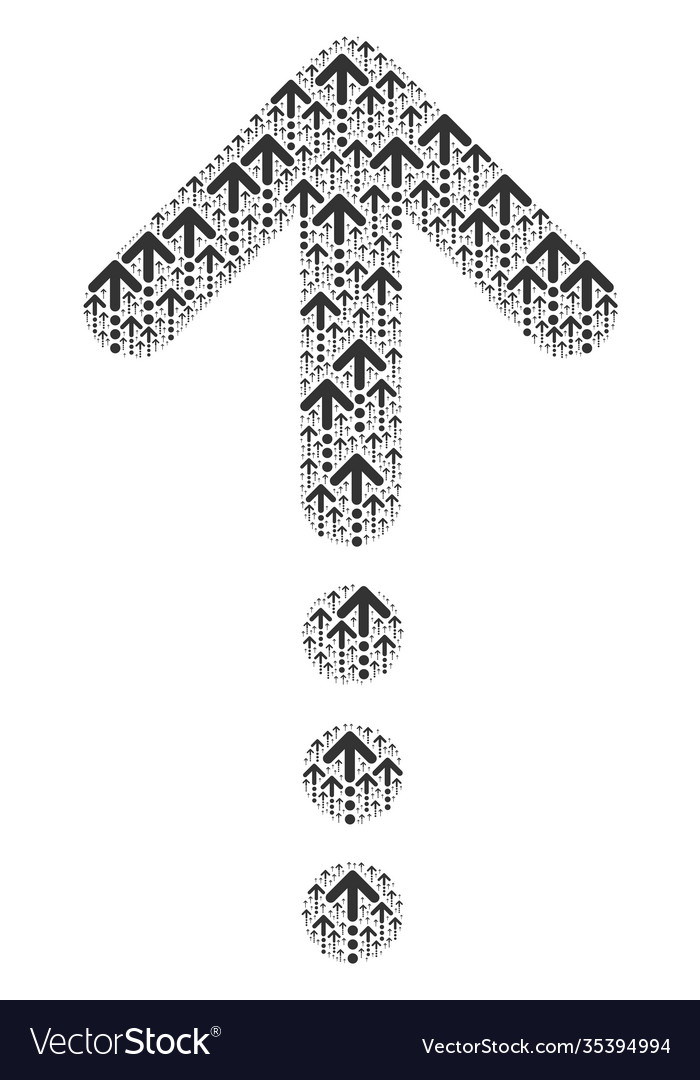 Send up recursion collage itself items vector image Send up recursion collage itself items
