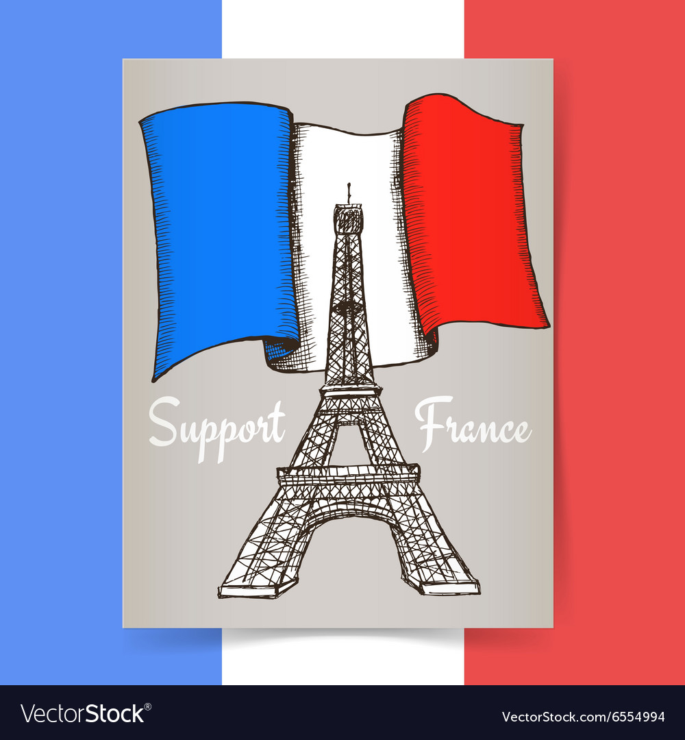 Sketch support france poster