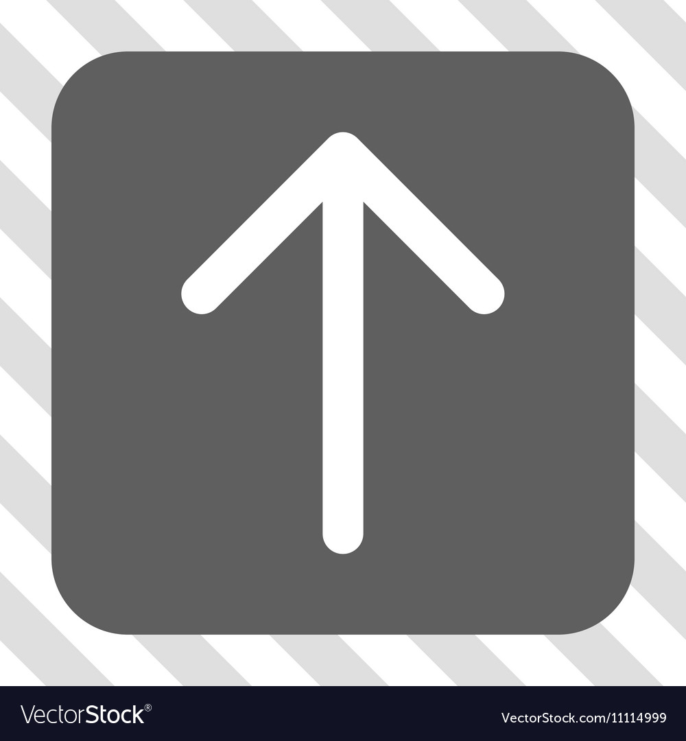 Arrow up rounded square button