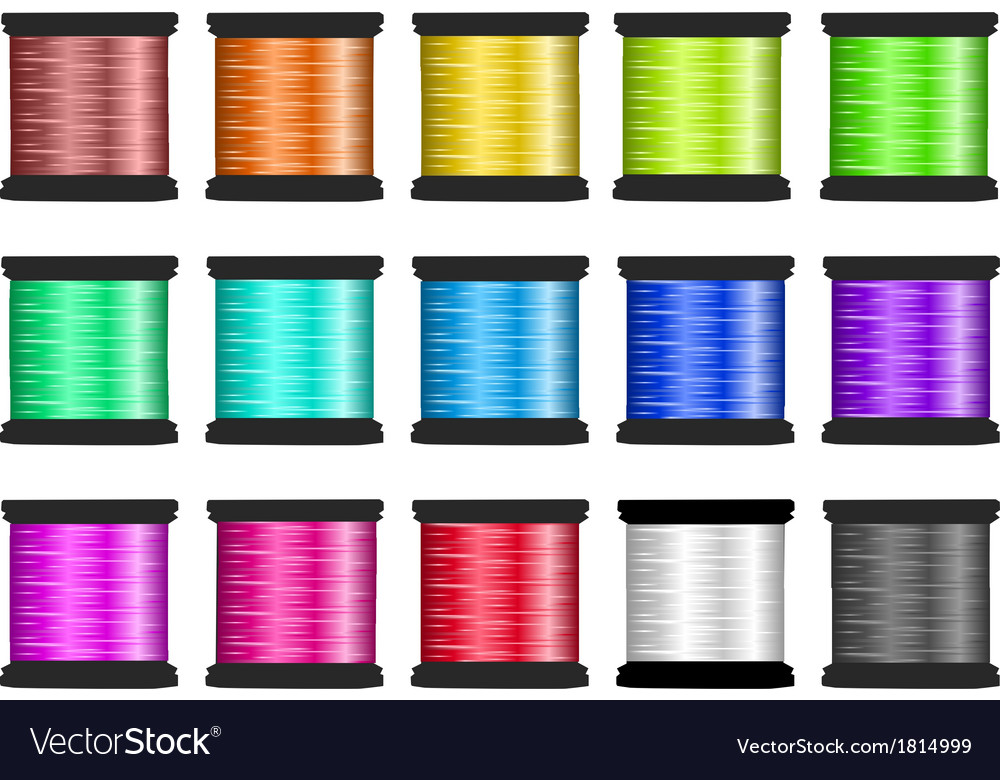 Download Silk thread Royalty Free Vector Image - VectorStock