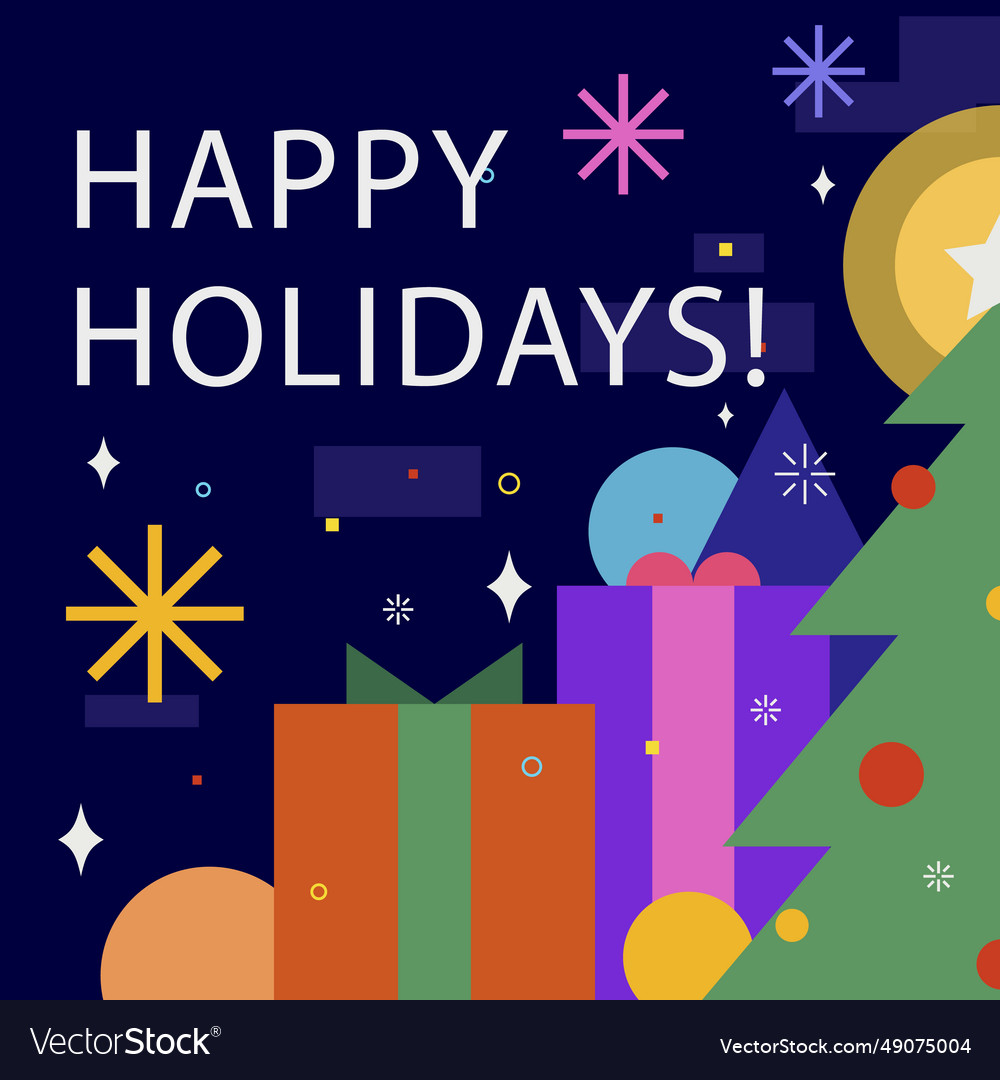 Weihnachtsfeier auf weiß isoliert vector image Weihnachtsfeier auf weiß isoliert