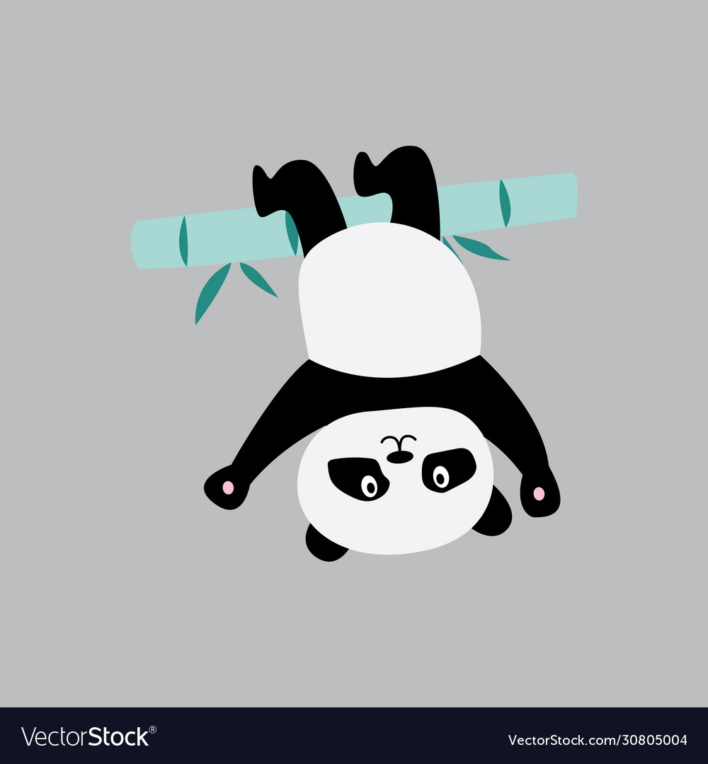 Download Cute Kawaii Panda Chilling Out Wallpaper