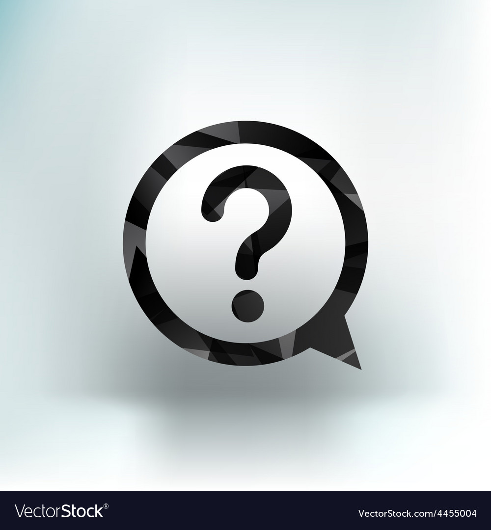 Image question mark icon solution symbol