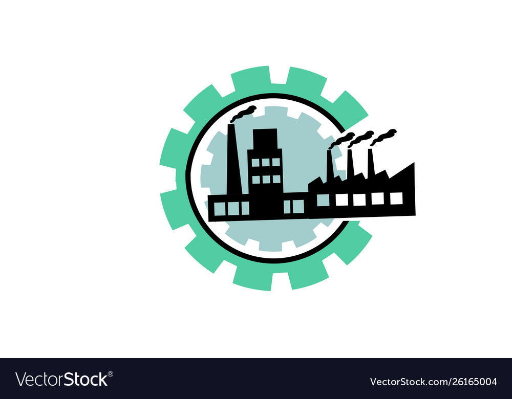 Service industry engineering design logo Vector Image