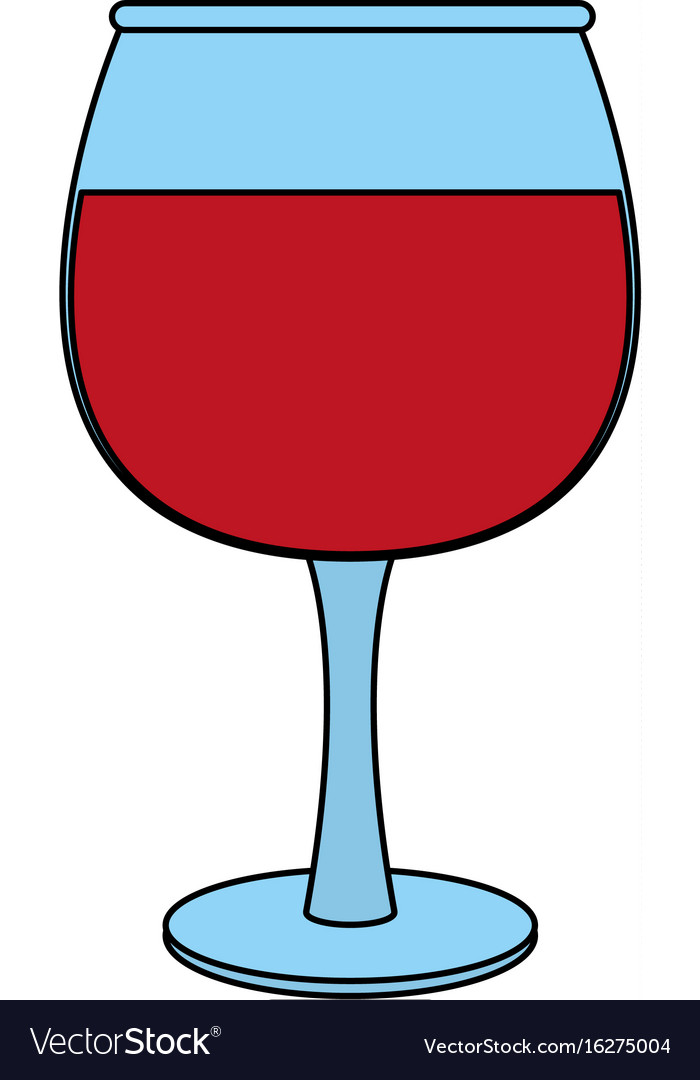 Transparent wine glas icon