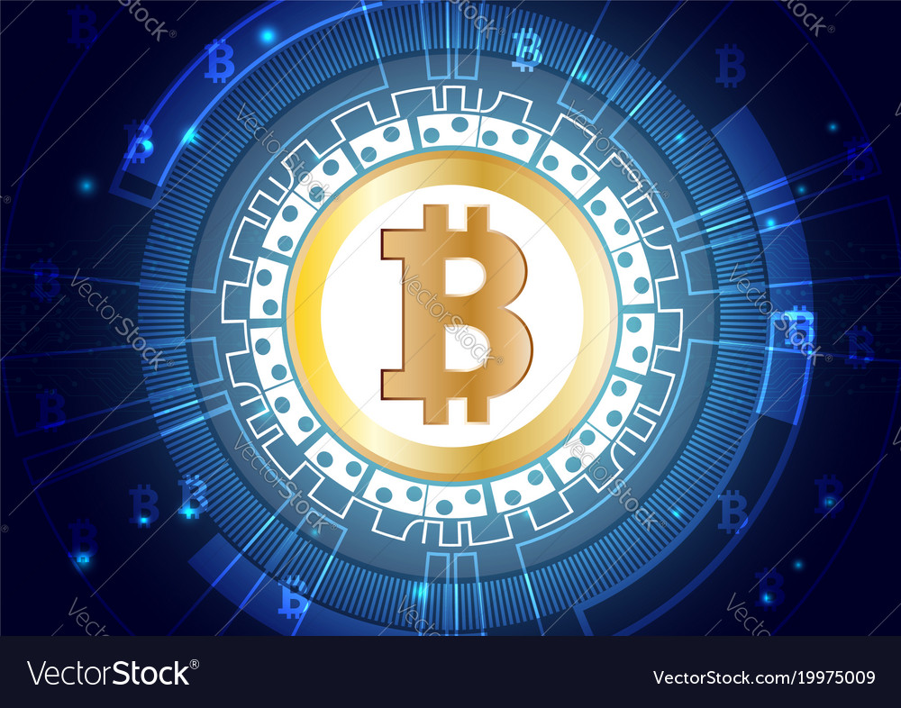 Abstract background of bitcoin digital currency