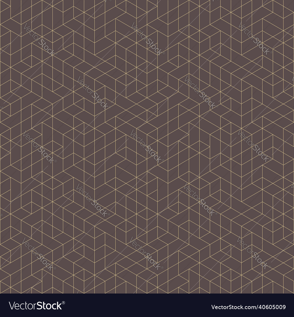 Geometric seamless pattern with abstract vector image Geometric seamless pattern with abstract