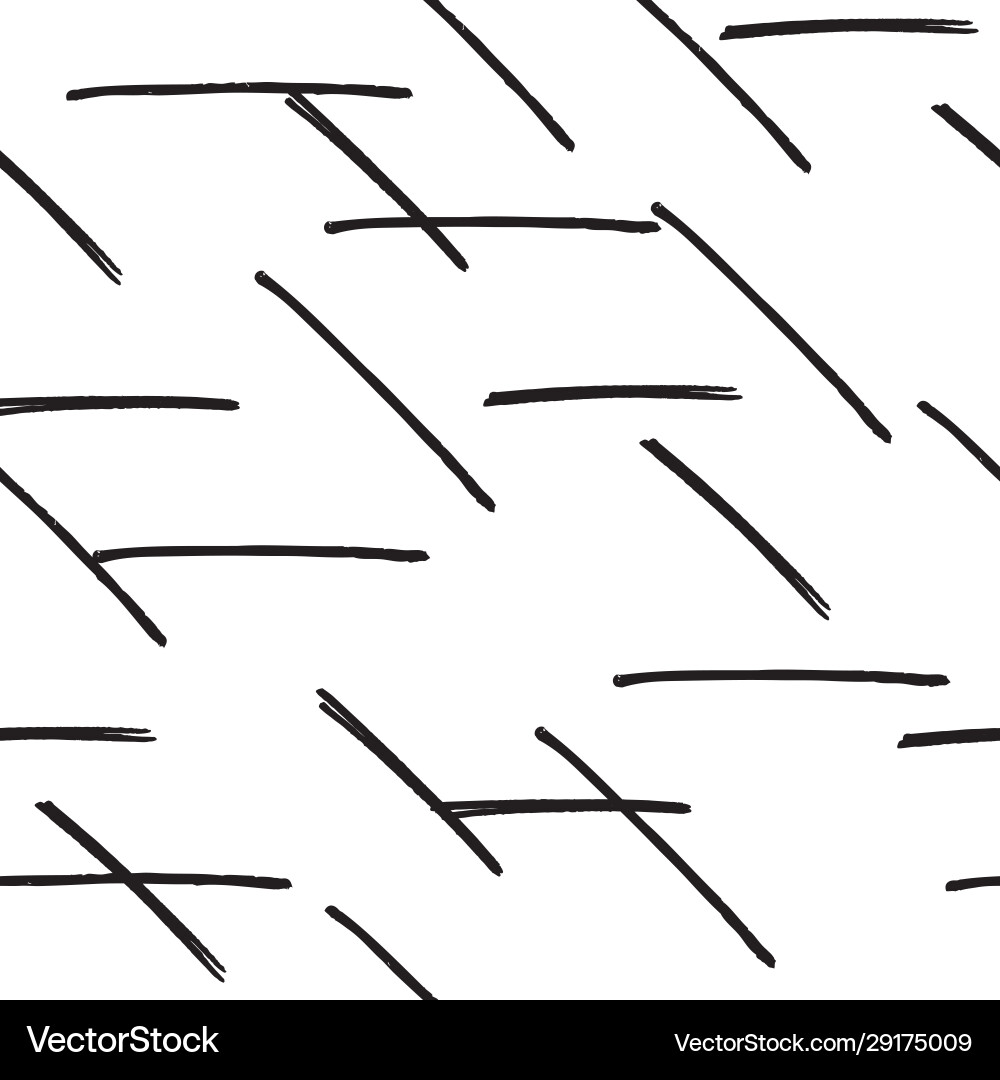 Marker strokes seamless pattern Royalty Free Vector Image