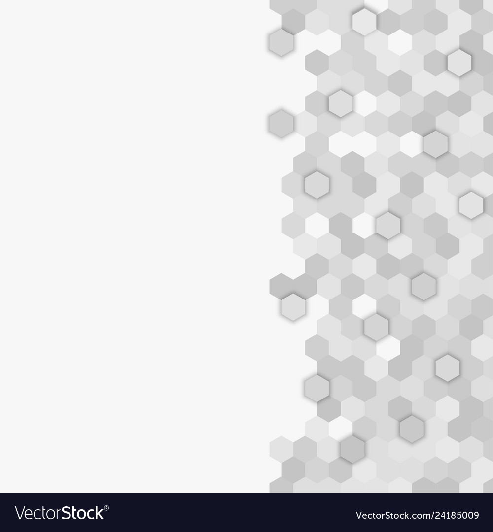 Random hexagon hex mosaic tiles the background vector image Random hexagon hex mosaic tiles the background