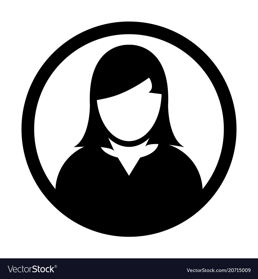 Female Avatar Profile Icon Round Woman Face Stock Illustration - Download  Image Now - iStock