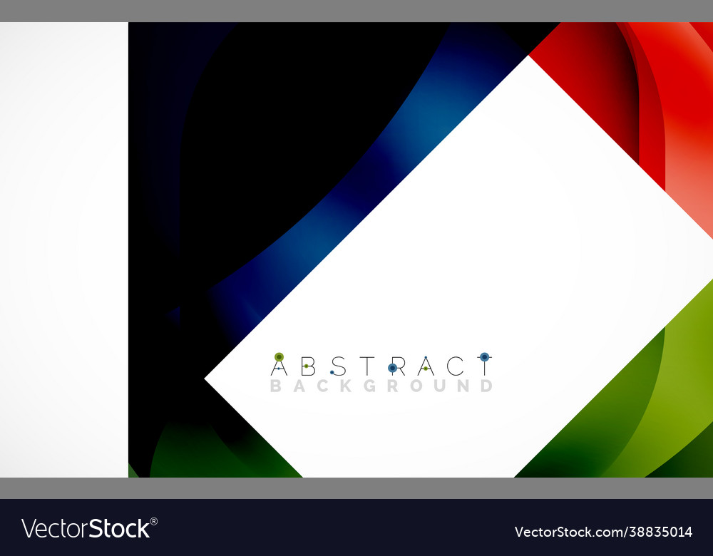 Minimal background abstract square shape vector image Minimal background abstract square shape