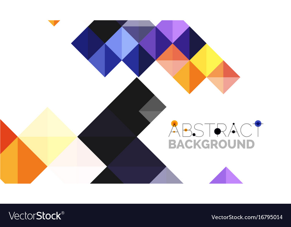 Modern geometric presentation background