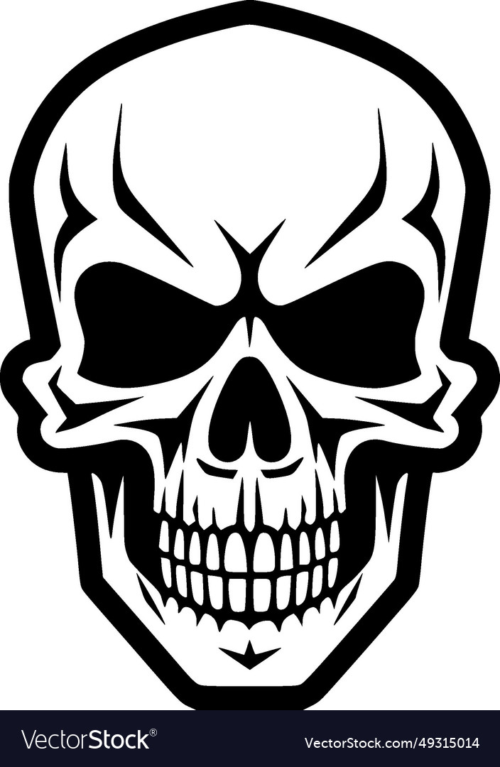 Skull - high quality logo ideal for t-shirt