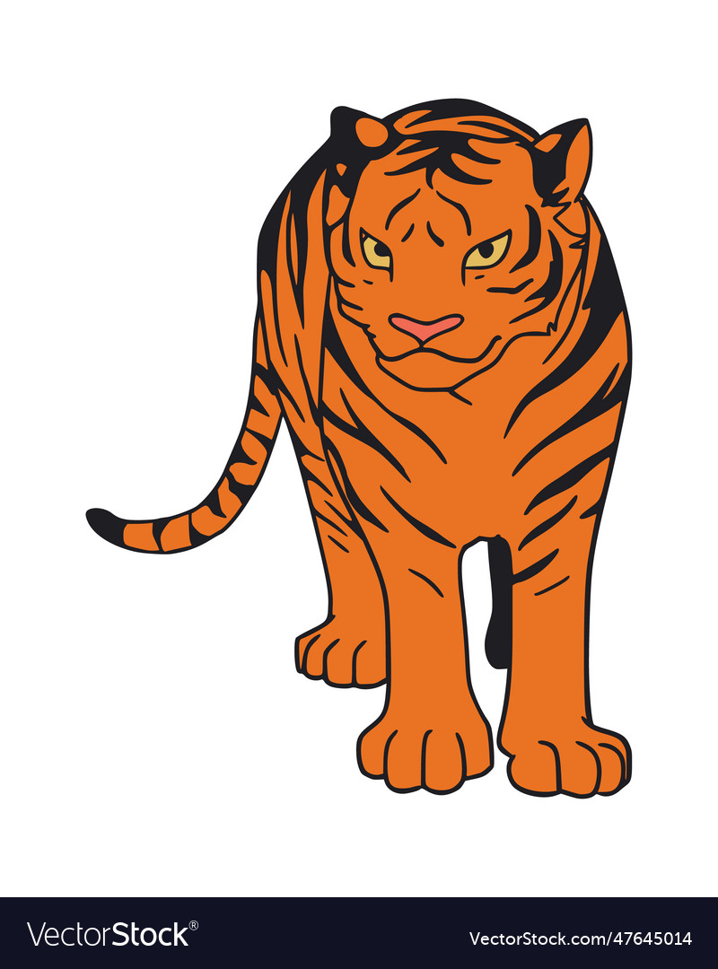 Tiger design Royalty Free Vector Image - VectorStock