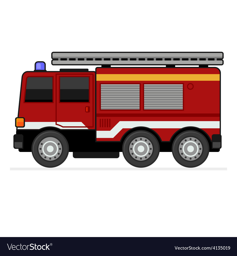 Download Fire truck Royalty Free Vector Image - VectorStock