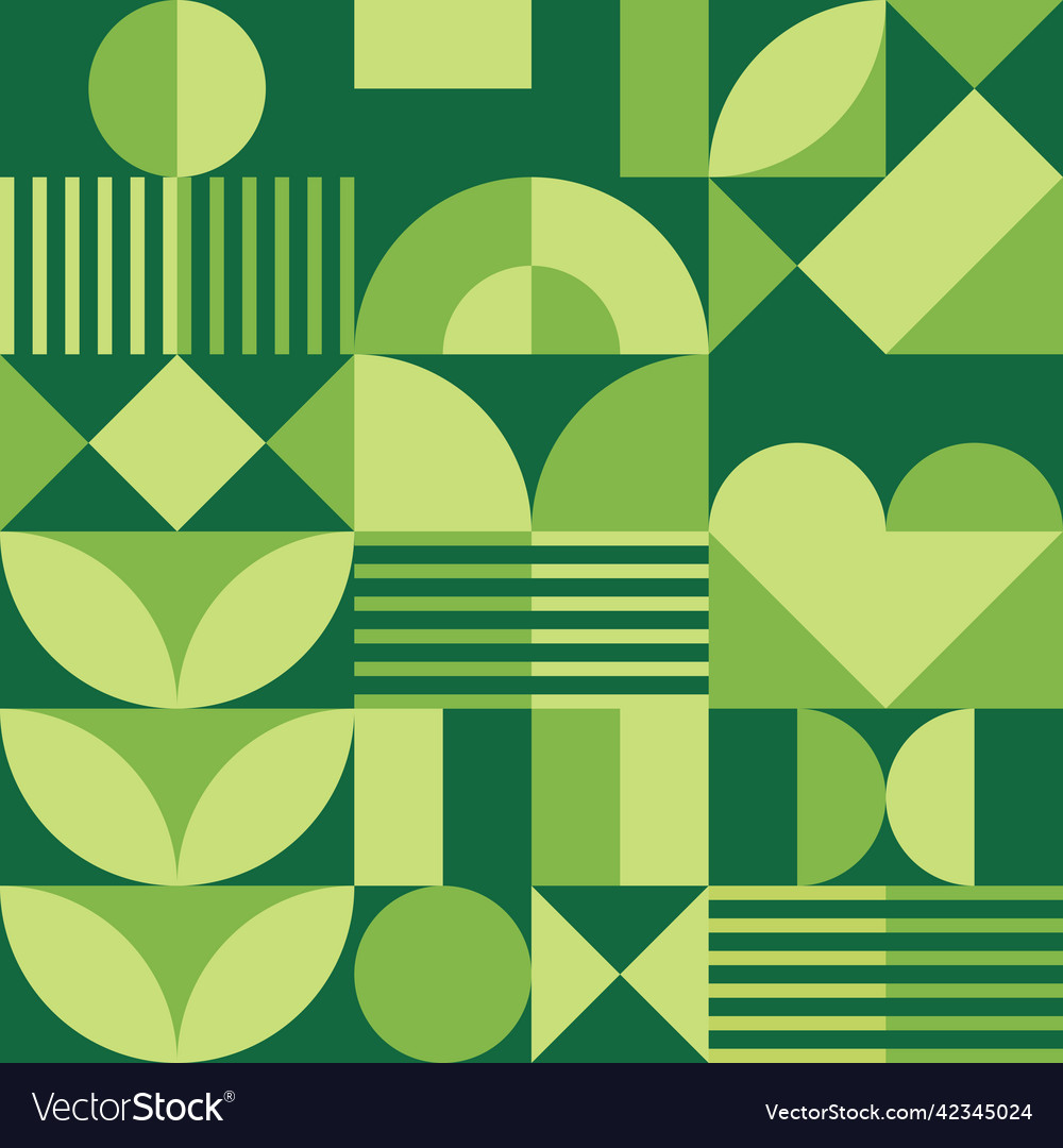 Abstract geometric pattern in scandinavian