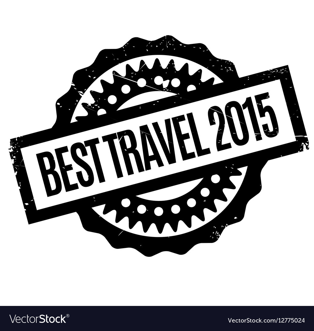 Best travel 2015 rubber stamp