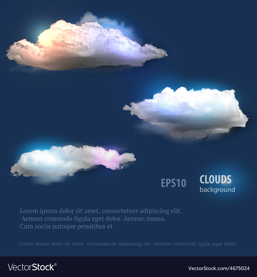 Cloud-Set für Ihr Design