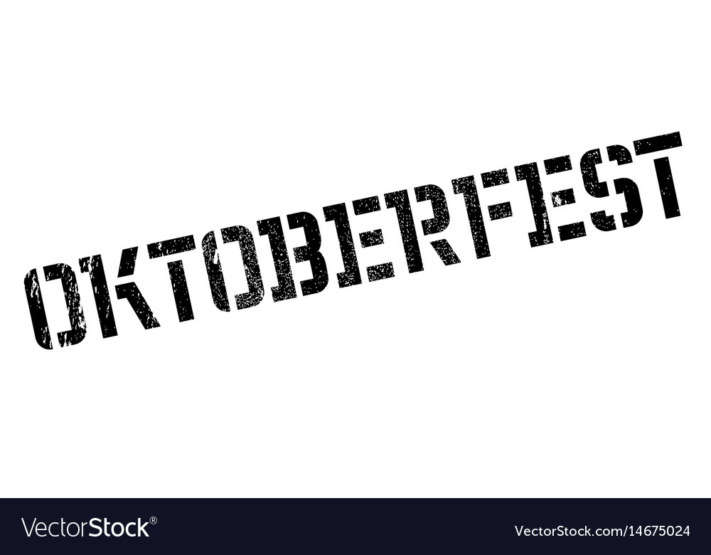 Oktoberfest Rubber Stamp Royalty Free Vector Image