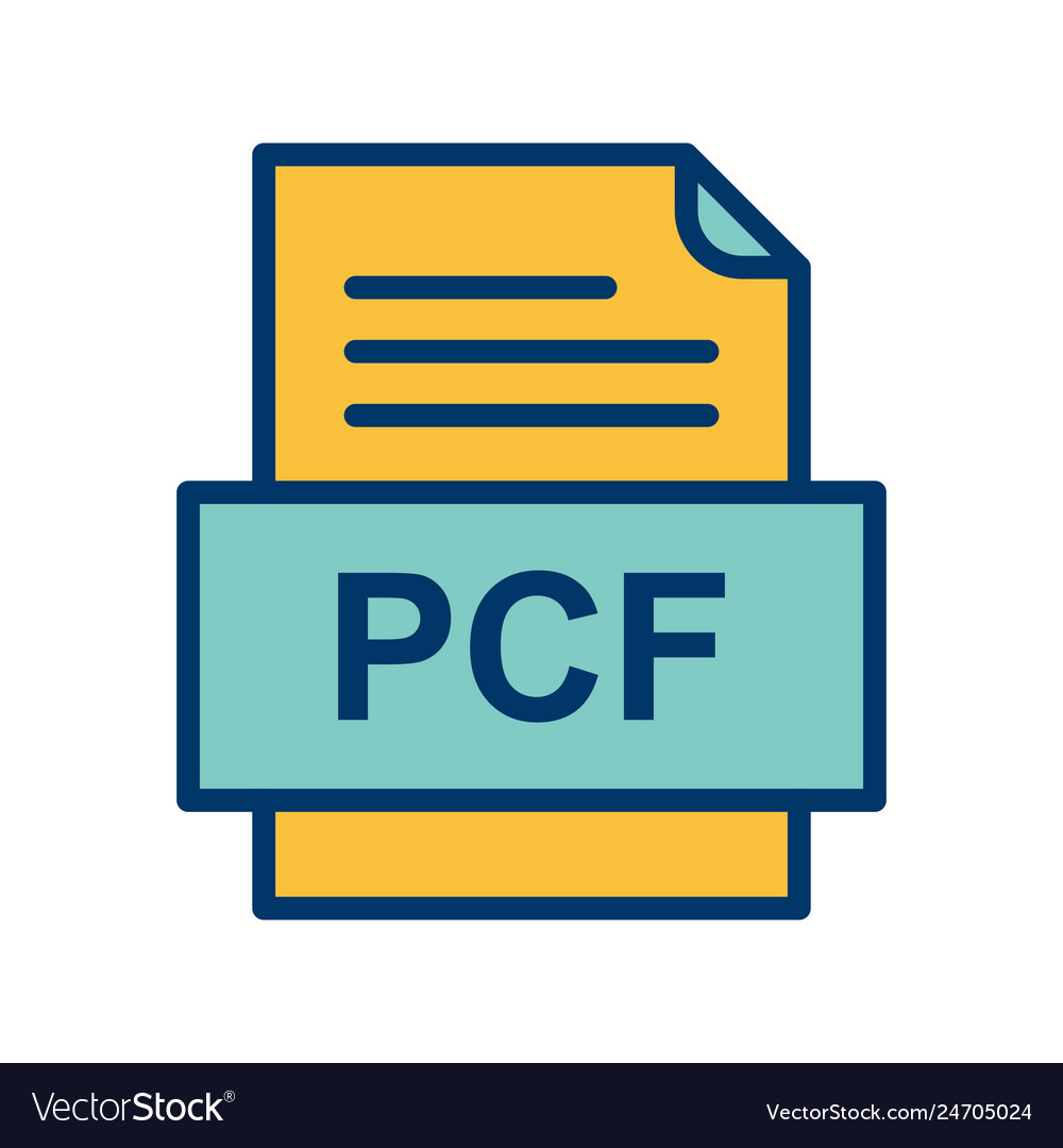 Pcf file document icon