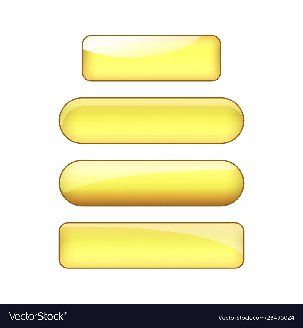 Web buttons set vector image Web buttons set
