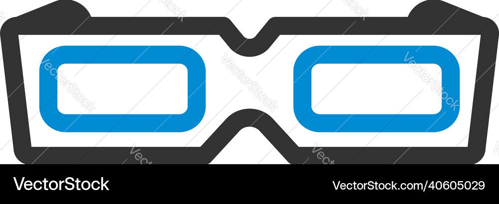 3d goggle icon Royalty Free Vector Image - VectorStock
