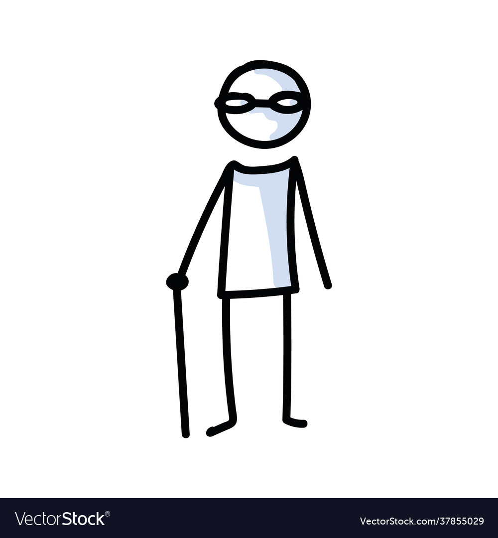 Stick Figure Man