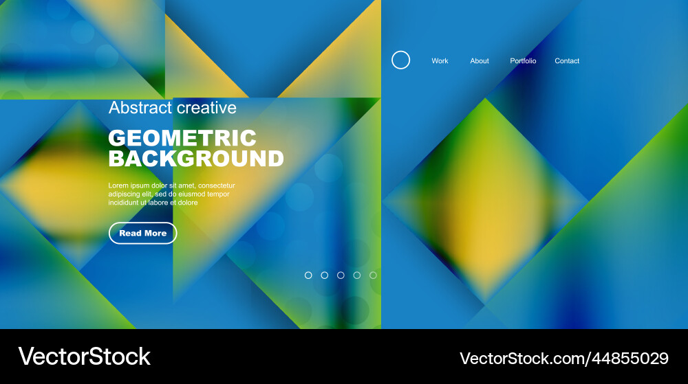 Triangle abstract background Royalty Free Vector Image