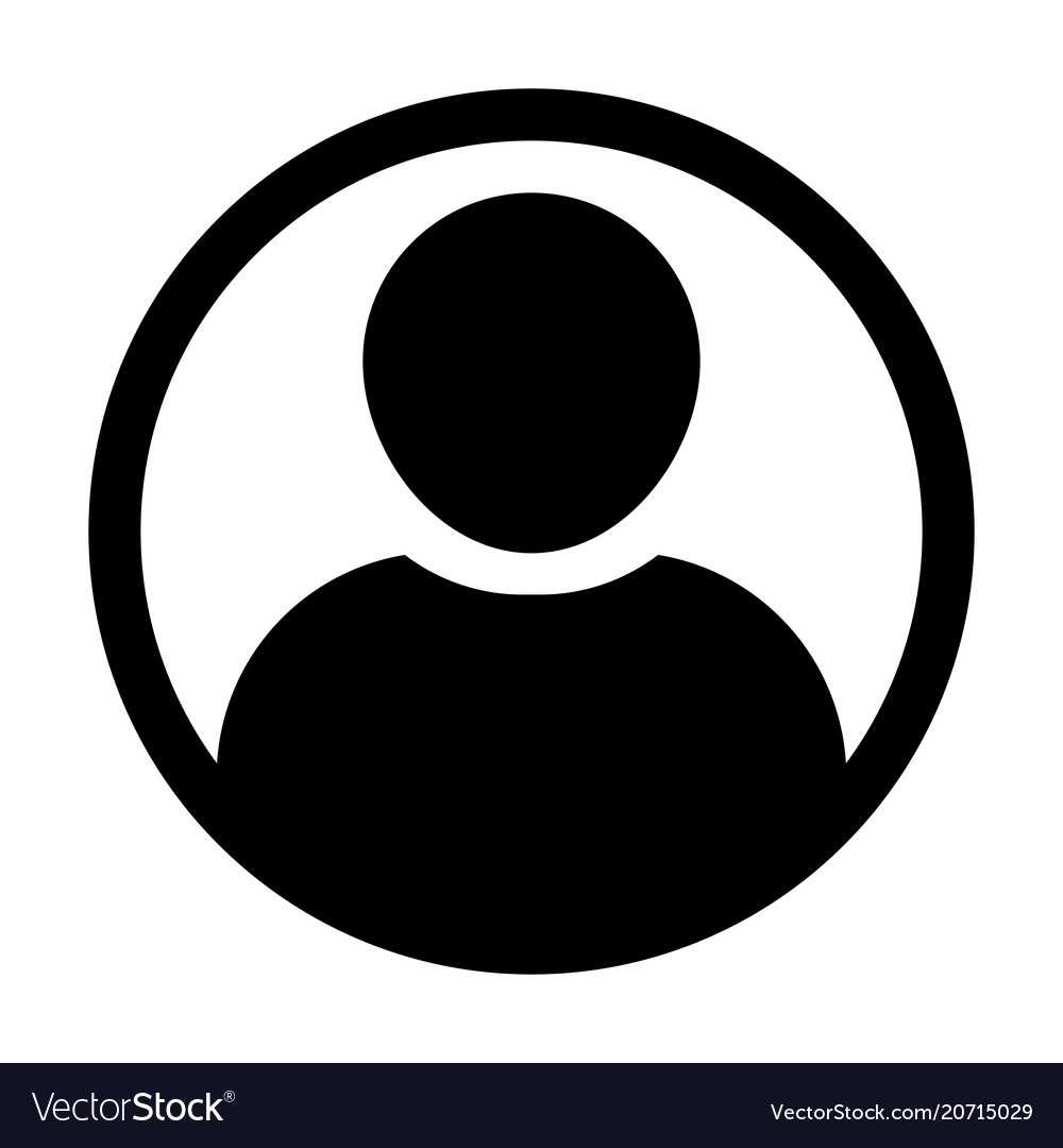 User icon male person symbol profile avatar Vector Image