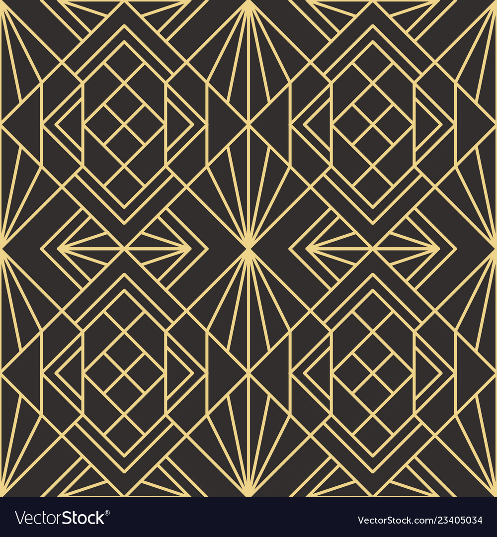 Abstract art deco seamless modern tiles pattern Vector Image